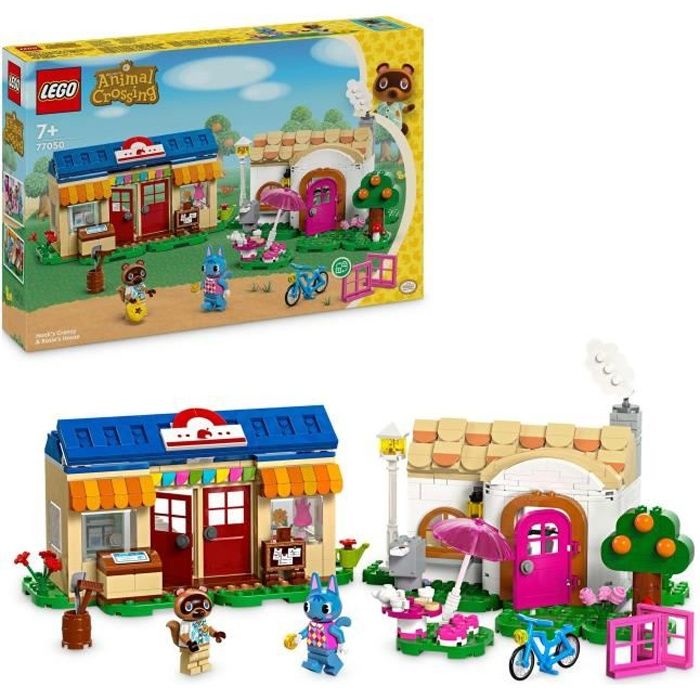 LEGO Animal Crossing 77050 Boutique Nook et Maison de Rosie Set de Construction Créatif