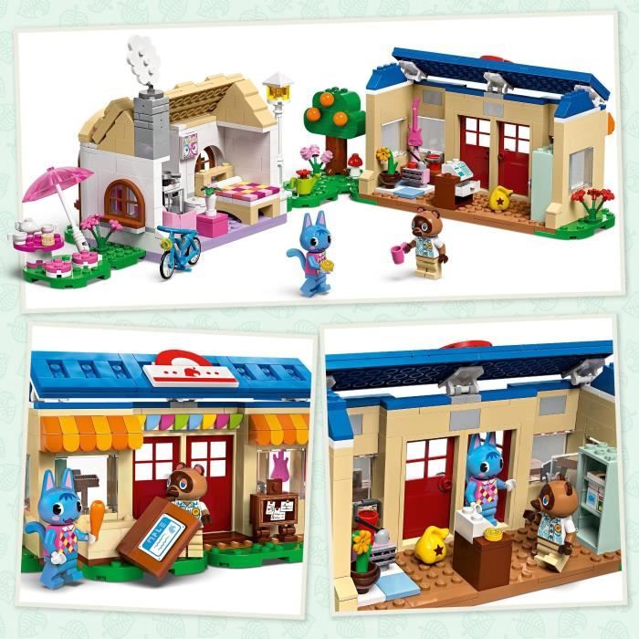 LEGO Animal Crossing 77050 Boutique Nook et Maison de Rosie Set de Construction Créatif