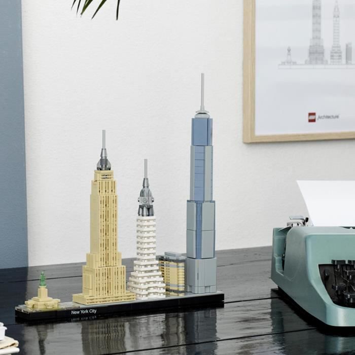 LEGO Architecture - New York - Statue de la Liberté - Maquette Miniature - 598 pieces