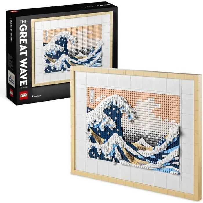 LEGO ART 31208 Hokusai La Grande Vague Décoration Murale Japonaise Loisir Créatif Adultes