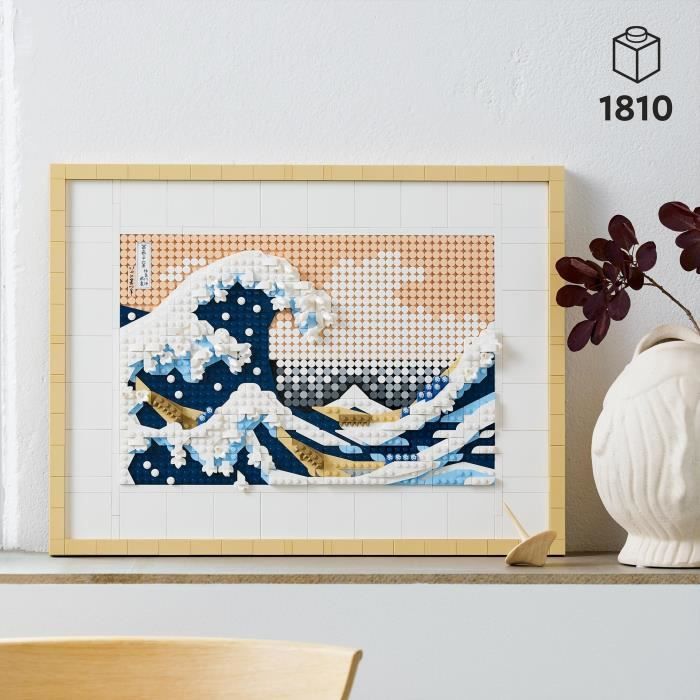 LEGO ART 31208 Hokusai La Grande Vague Décoration Murale Japonaise Loisir Créatif Adultes