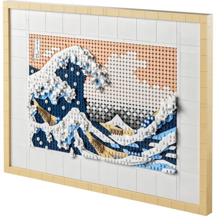 LEGO ART 31208 Hokusai La Grande Vague Décoration Murale Japonaise Loisir Créatif Adultes