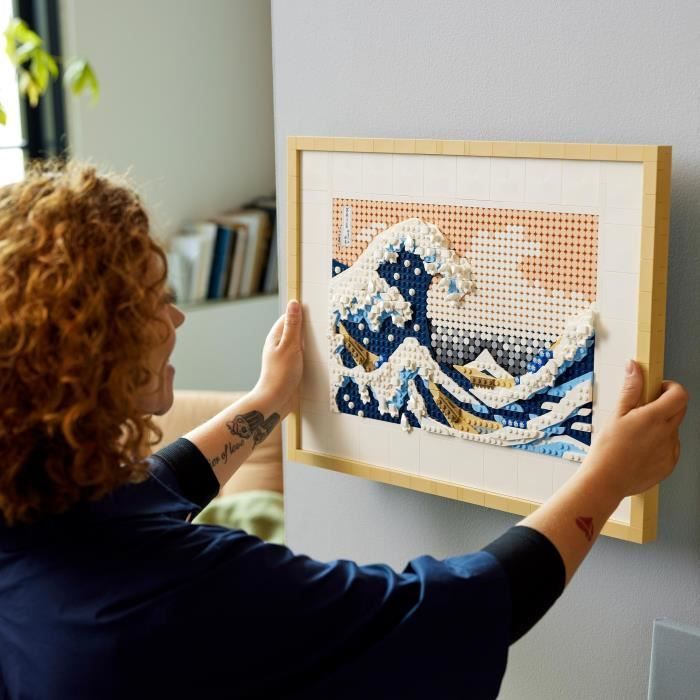 LEGO ART 31208 Hokusai La Grande Vague Décoration Murale Japonaise Loisir Créatif Adultes