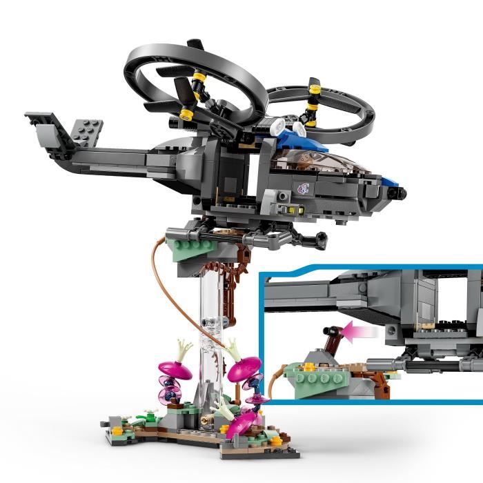 LEGO Avatar 75573 Les Montagnes Flottantes: le Secteur 26 et le Samson RDA Jouet Figurines