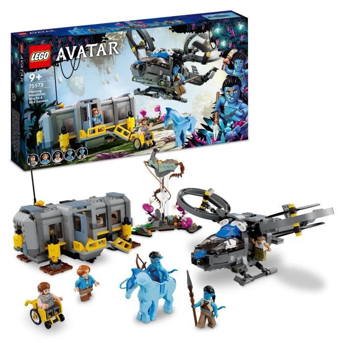 LEGO Avatar 75573 Les Montagnes Flottantes: le Secteur 26 et le Samson RDA Jouet Figurines