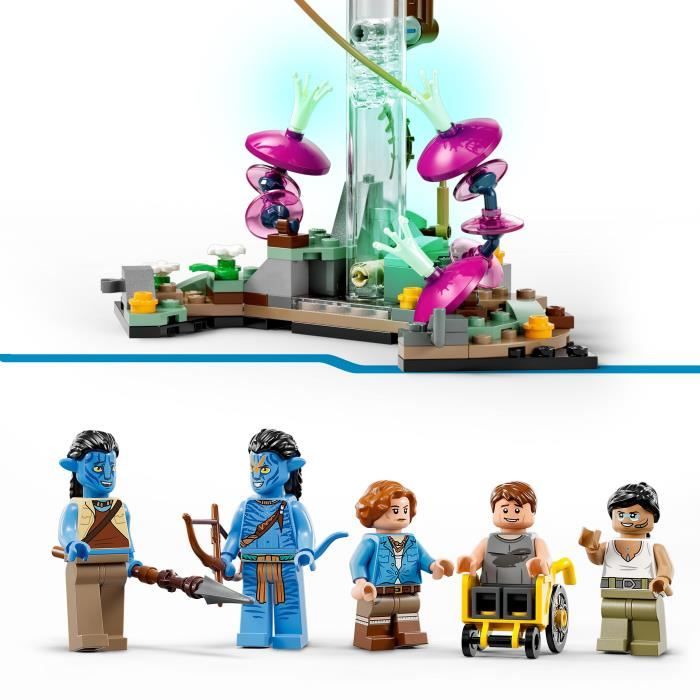 LEGO Avatar 75573 Les Montagnes Flottantes: le Secteur 26 et le Samson RDA Jouet Figurines