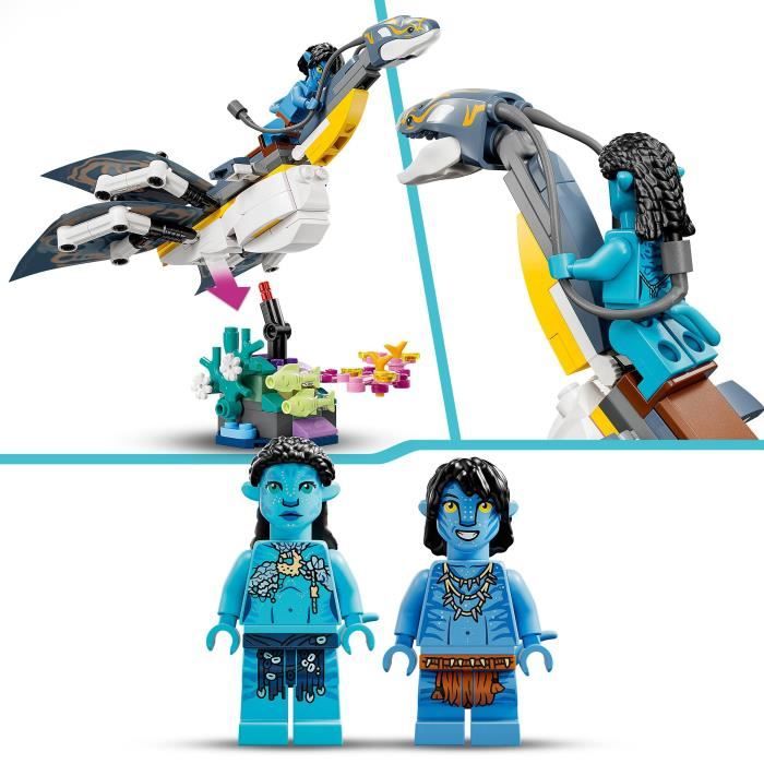 LEGO Avatar 75575 La Découverte de l’Ilu Jouet avec Minifigurines La Voie de l’Eau