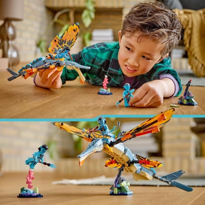 LEGO Avatar 75576 L’Aventure du Skimwing Jouet avec Minifigurine Jake Sully Pandora