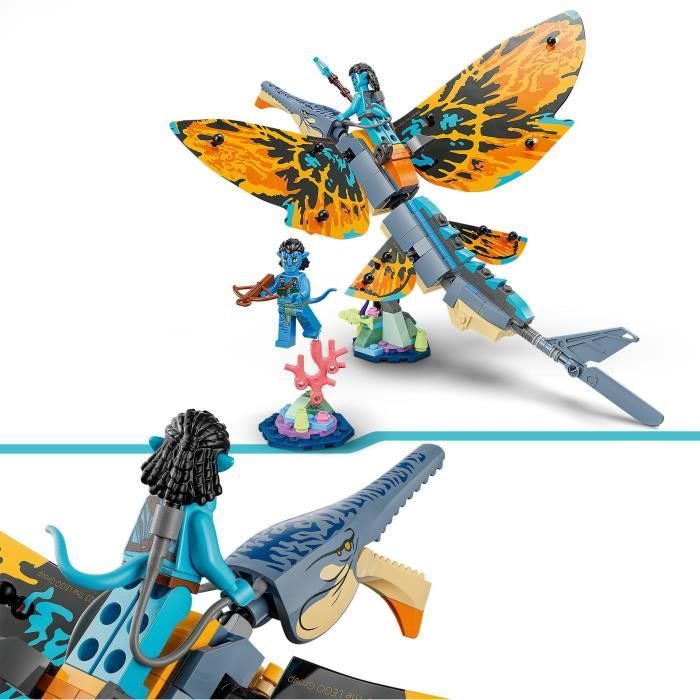 LEGO Avatar 75576 L’Aventure du Skimwing Jouet avec Minifigurine Jake Sully Pandora