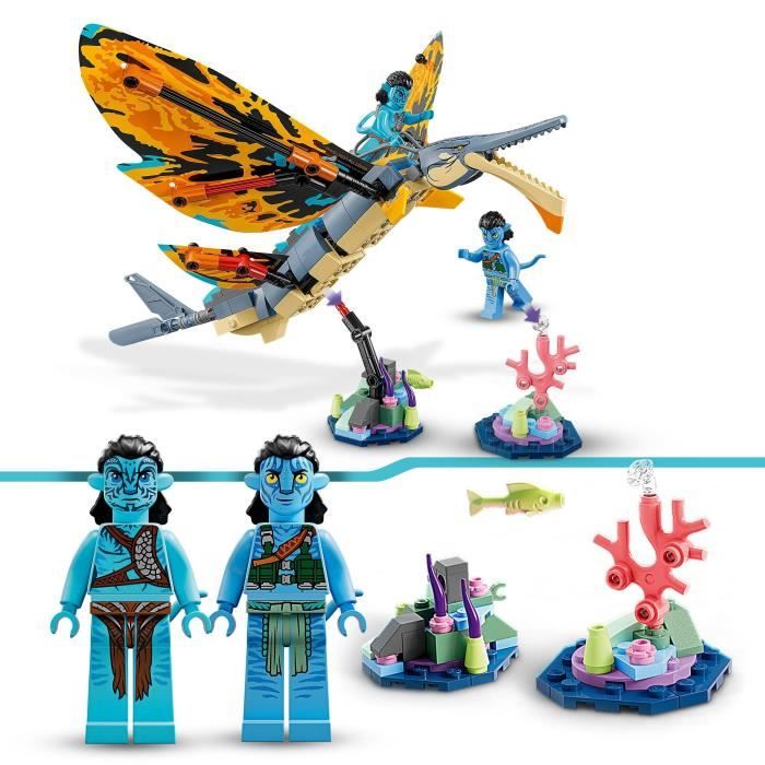 LEGO Avatar 75576 L’Aventure du Skimwing Jouet avec Minifigurine Jake Sully Pandora