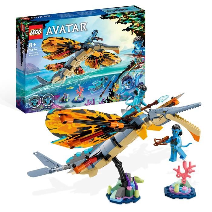 LEGO Avatar 75576 L’Aventure du Skimwing Jouet avec Minifigurine Jake Sully Pandora