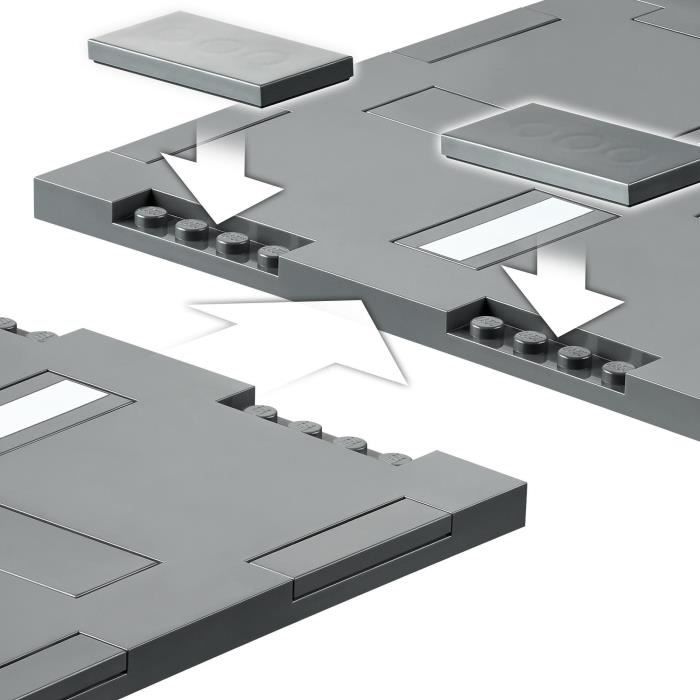 LEGO City 60304 Intersection a assembler Jeu construction ville avec panneaux et routes a imbriquer pour garçon ou fille