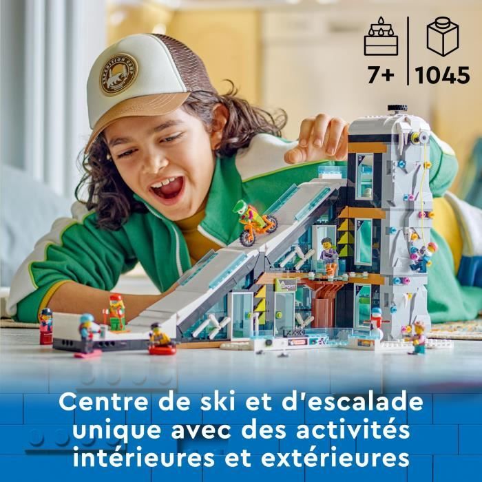 LEGO City 60366 Le Complexe de Ski et d’Escalade Jouet de Construction Modulaire pour Enfants Des 7 Ans