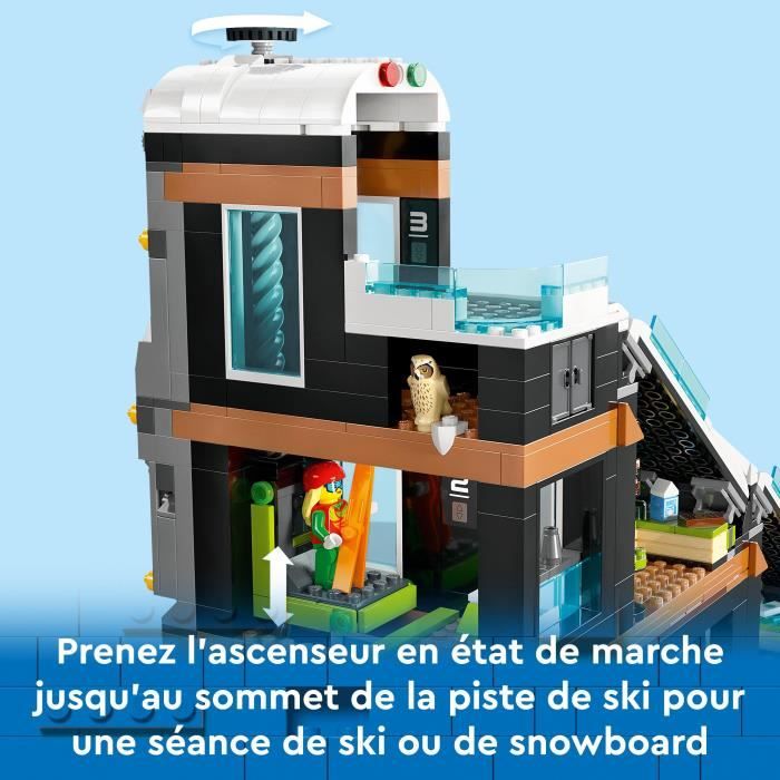 LEGO City 60366 Le Complexe de Ski et d’Escalade Jouet de Construction Modulaire pour Enfants Des 7 Ans