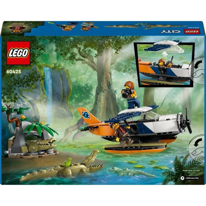 LEGO City 60425 L’hydravion de l’explorateur de la jungle jouet enfant 6 ans