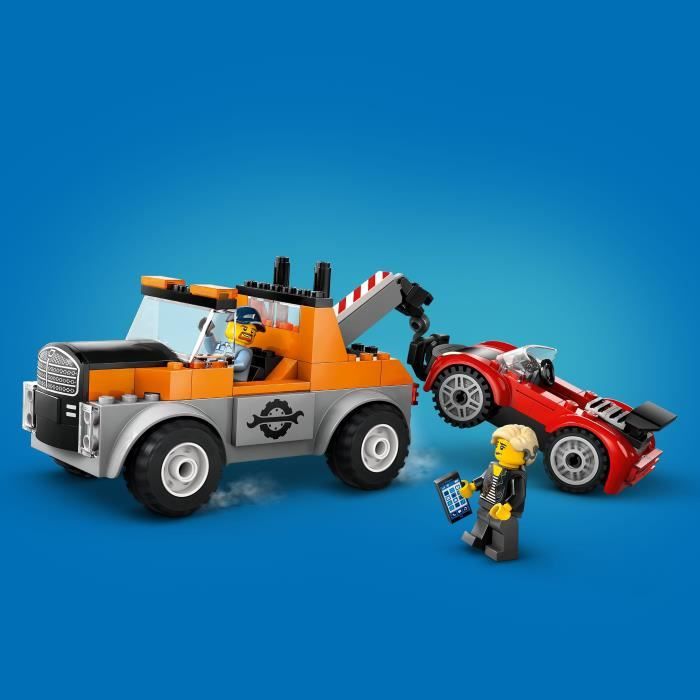 LEGO City 60435 La dépanneuse et la voiture de sport jeu de construction des 4 ans