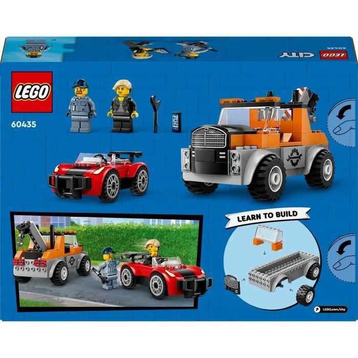 LEGO City 60435 La dépanneuse et la voiture de sport jeu de construction des 4 ans