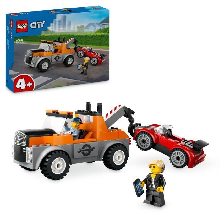 LEGO City 60435 La dépanneuse et la voiture de sport jeu de construction des 4 ans