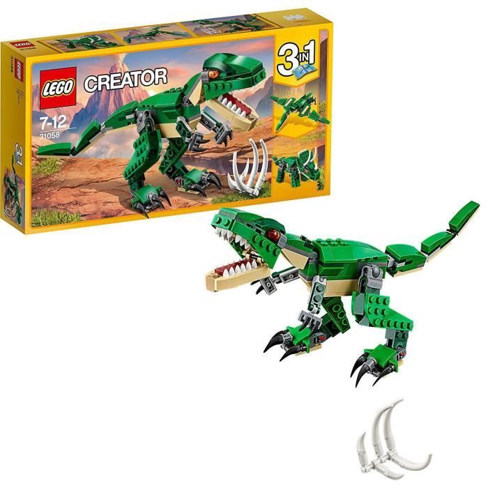 LEGO Creator 3-en-1 31058 Le Dinosaure Féroce Jouet de Construction Figurine Dinosaures