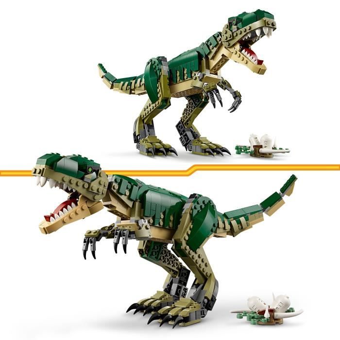 LEGO Creator 31151 3-en-1 Le T-rex - Dinosaure jouet tricératops ou ptérodactyle