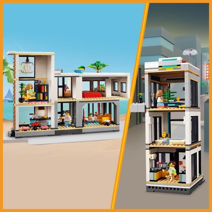 LEGO Creator 31153 La maison moderne - a transformer en immeuble de 3 étages ou en chalet