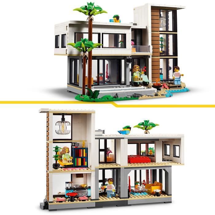 LEGO Creator 31153 La maison moderne - a transformer en immeuble de 3 étages ou en chalet