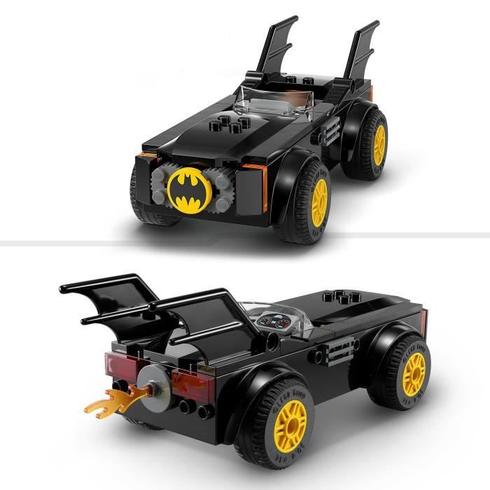 LEGO DC 76264 La Poursuite du Joker en Batmobile Jouet de Voiture avec Brique de Démarrage Super-Héros