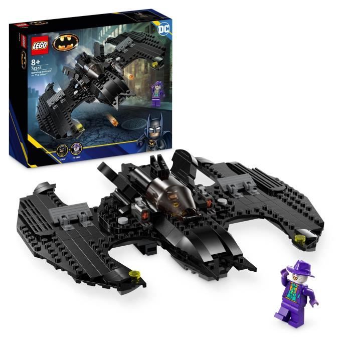 LEGO DC 76265 Batwing: Batman Contre le Joker Jouet d’Avion Iconique du Film 1989 avec 2 Minifigurines