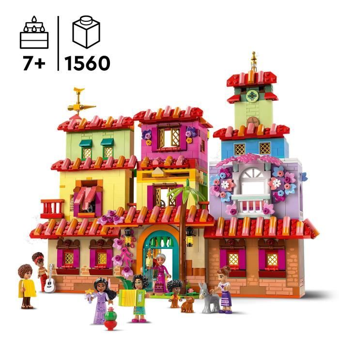 LEGO | Disney 43245 Encanto La maison magique des Madrigal jouet avec la poupée Mirabel