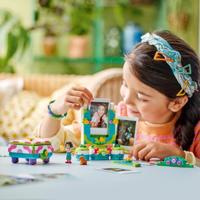 LEGO | Disney Encanto 43239 Le Cadre Photo et la Boîte a Bijoux de Mirabel Jouet Créatif