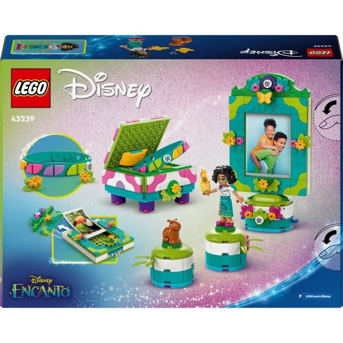 LEGO | Disney Encanto 43239 Le Cadre Photo et la Boîte a Bijoux de Mirabel Jouet Créatif