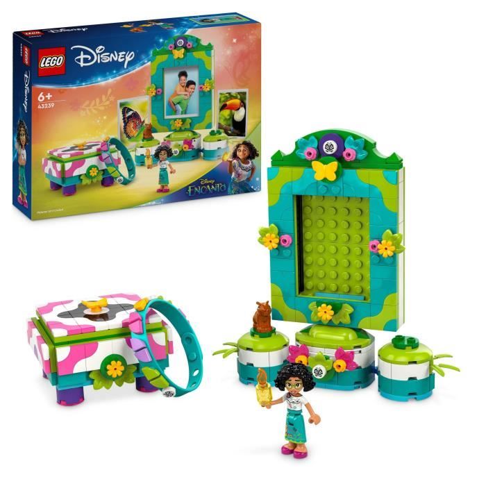 LEGO | Disney Encanto 43239 Le Cadre Photo et la Boîte a Bijoux de Mirabel Jouet Créatif