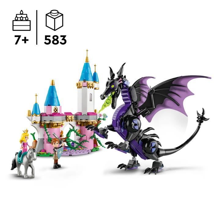 LEGO | Disney Princess 43240 Maléfique en dragon jouet pour les fans du dessin-animé