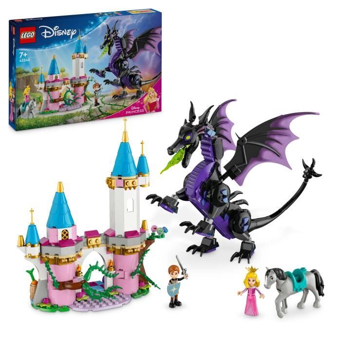 LEGO | Disney Princess 43240 Maléfique en dragon jouet pour les fans du dessin-animé