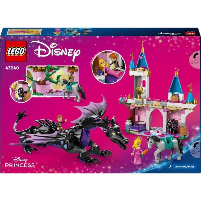 LEGO | Disney Princess 43240 Maléfique en dragon jouet pour les fans du dessin-animé