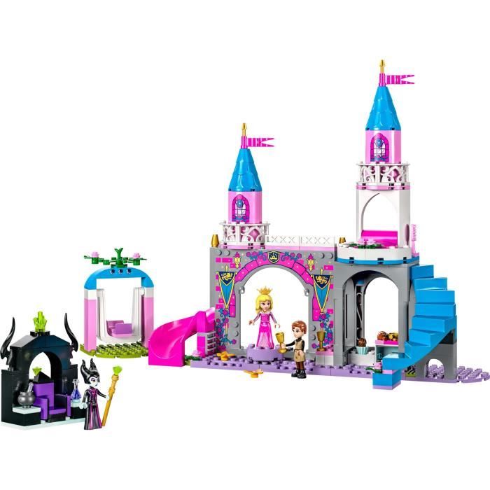 LEGO Disney Princesse 43211 Le Château d’Aurore Jouet avec Figurine Belle au Bois Dormant