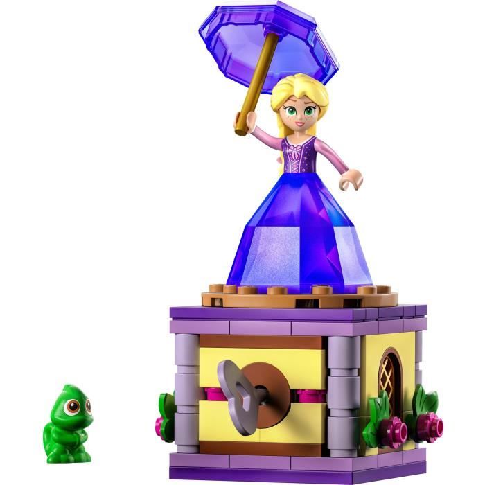 LEGO Disney Princesse 43214 Raiponce Tourbillonnante Jouet avec Mini-Poupée et Figurine