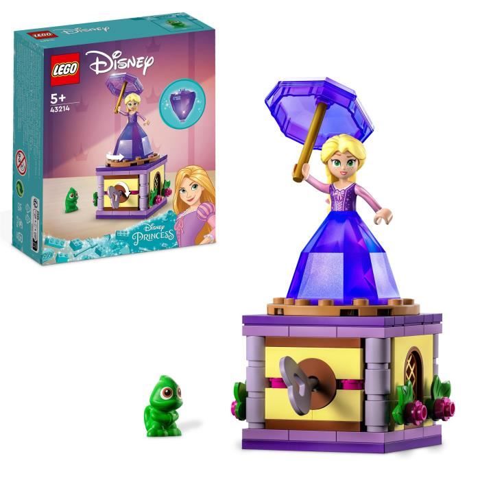 LEGO Disney Princesse 43214 Raiponce Tourbillonnante Jouet avec Mini-Poupée et Figurine