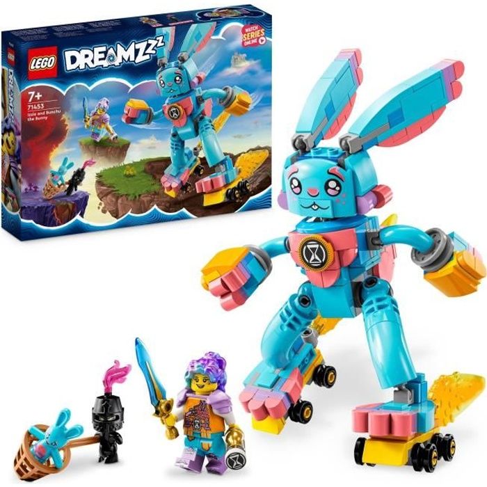 LEGO DREAMZzz 71453 Izzie et Bunchu le Lapin Jouet avec Figurines de la Série TV