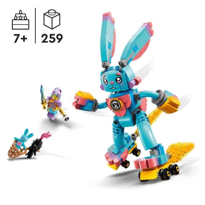 LEGO DREAMZzz 71453 Izzie et Bunchu le Lapin Jouet avec Figurines de la Série TV