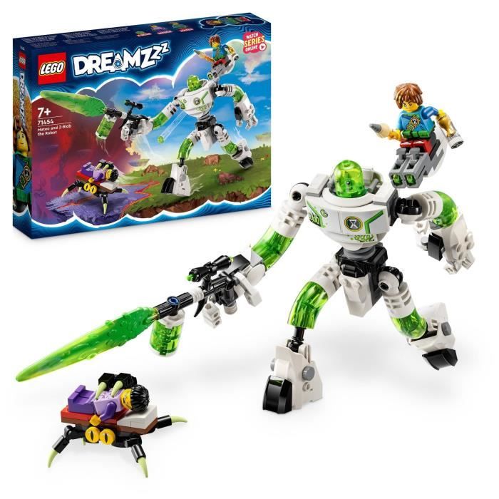 LEGO DREAMZzz 71454 Mateo et Z-Blob le Robot Jouet avec Grande Figurine et Minifigurines Jayden