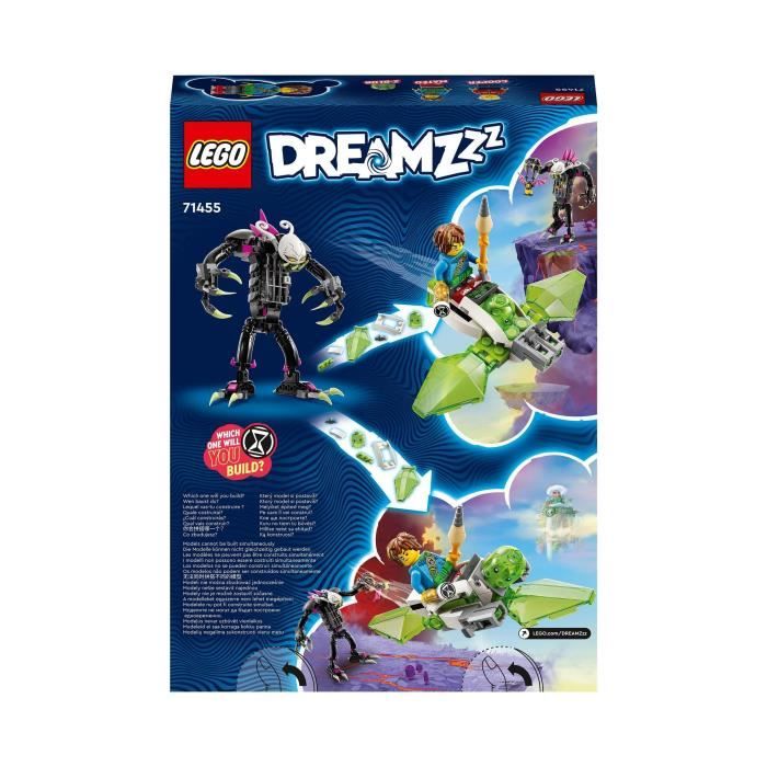 LEGO DREAMZzz 71455 Le Monstre-Cage Jouet avec Figurines de Z-Blob en Mini-Avion ou Moto Volante