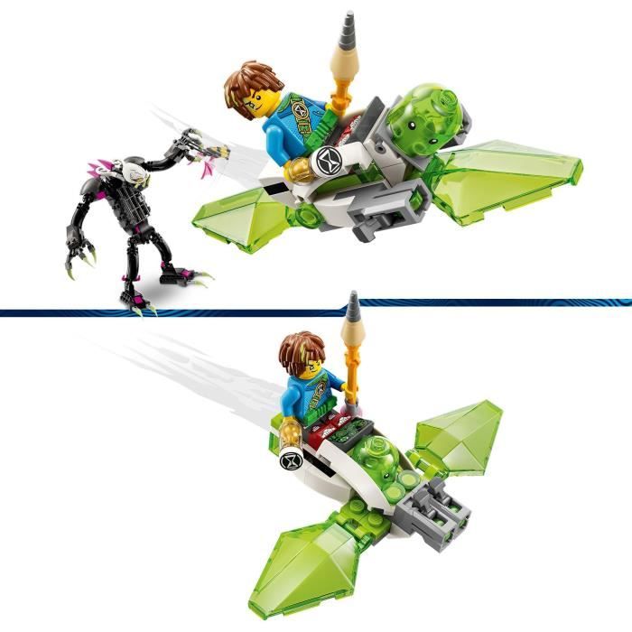 LEGO DREAMZzz 71455 Le Monstre-Cage Jouet avec Figurines de Z-Blob en Mini-Avion ou Moto Volante