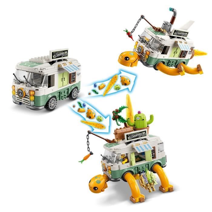 LEGO DREAMZzz 71456 Le Van Tortue de Mme Castillo Jouet de Camping-Car 2-en-1 avec Mateo et Zoey