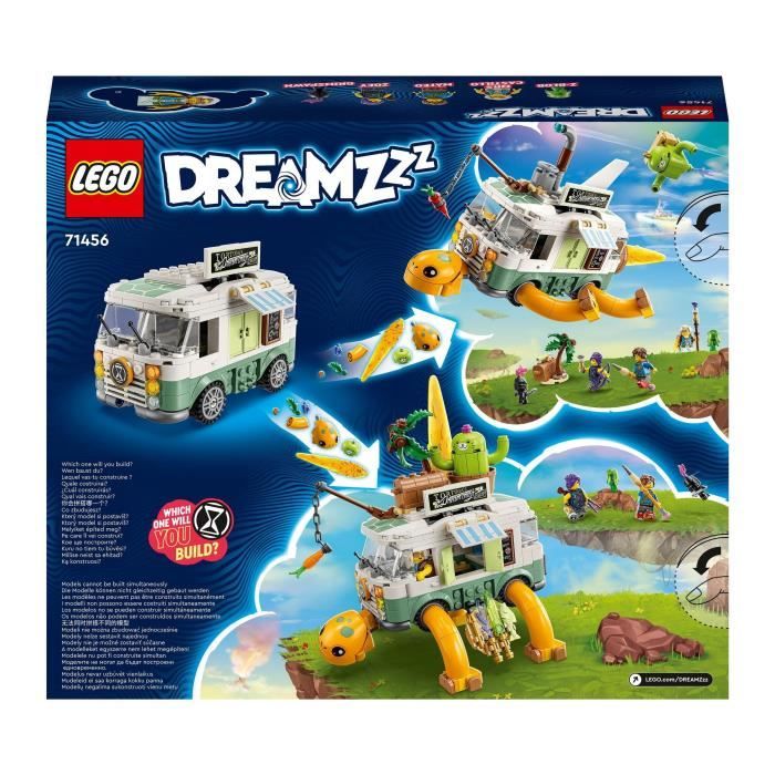 LEGO DREAMZzz 71456 Le Van Tortue de Mme Castillo Jouet de Camping-Car 2-en-1 avec Mateo et Zoey