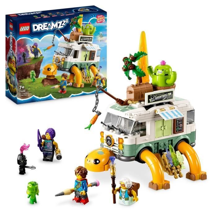 LEGO DREAMZzz 71456 Le Van Tortue de Mme Castillo Jouet de Camping-Car 2-en-1 avec Mateo et Zoey