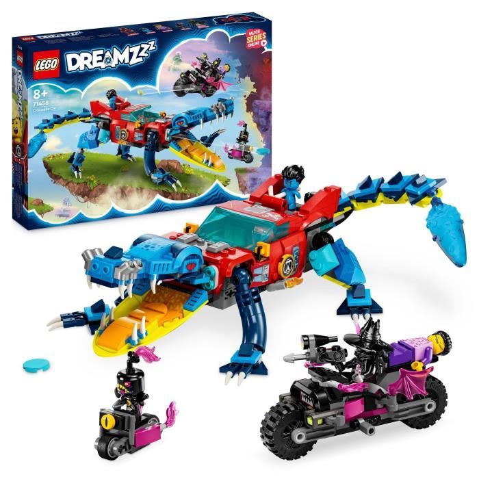 LEGO DREAMZzz 71458 La Voiture Crocodile Jouet de Voiture 2-en-1 un Monster Truck