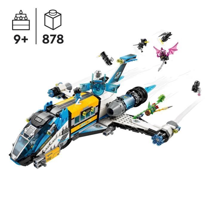 LEGO DREAMZzz 71460 Le Bus de l’Espace de M. Oz Jouet de Vaisseau Spatiale 2-en-1 avec Z-Blob