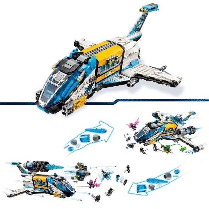 LEGO DREAMZzz 71460 Le Bus de l’Espace de M. Oz Jouet de Vaisseau Spatiale 2-en-1 avec Z-Blob