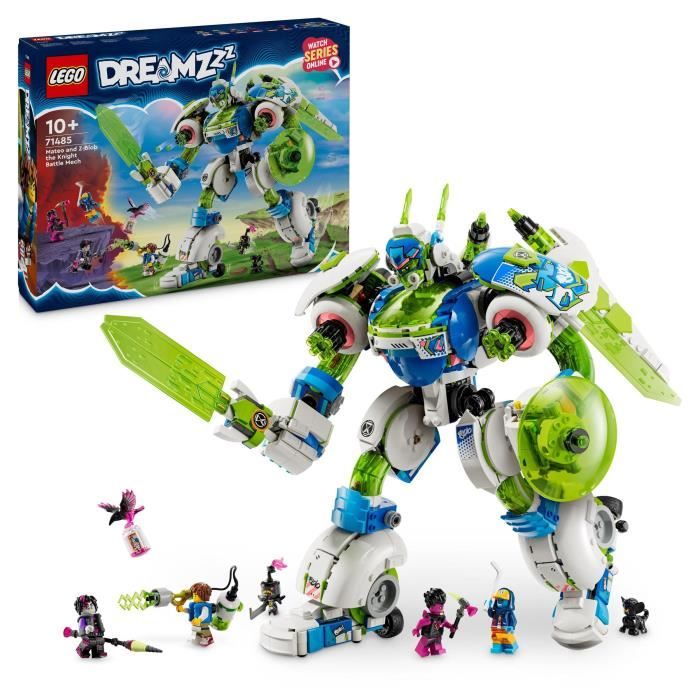 LEGO DREAMZzz 71485 Mateo et Z-Blob le Robot Chevalier - Jouet avec 4 Minifigurines